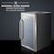 Ivation 43-Bottle Dual Zone Compressor Freestanding Wine Cooler Refrigerator - Stainless Steel IVFWCC431DWSS - alternate 4